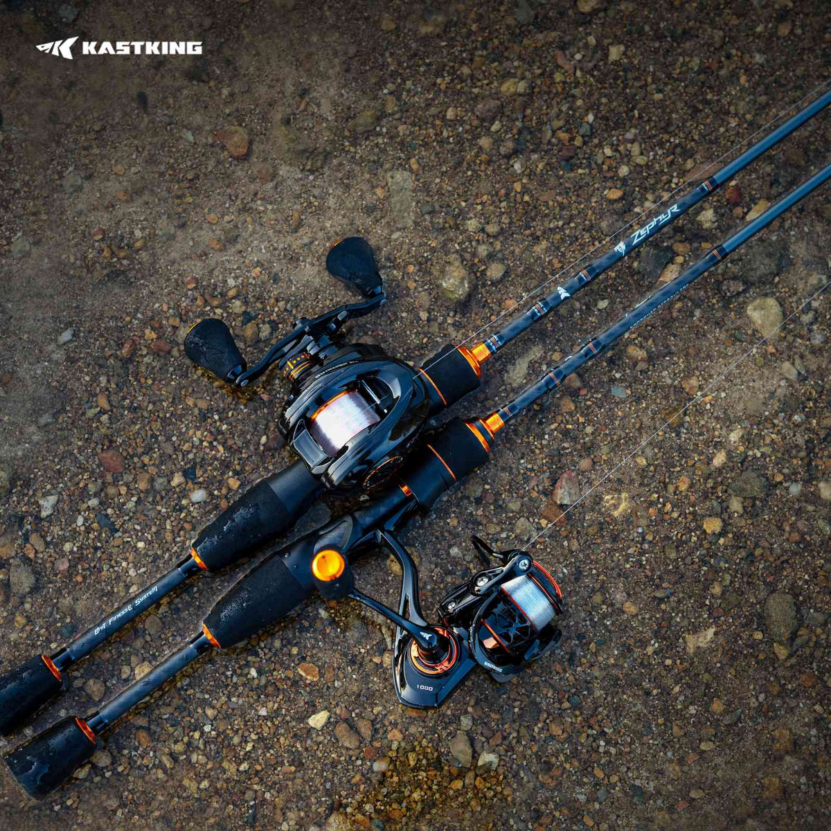 KastKing Zephyr Spin Finesse Twin-Tip Spinning Rod