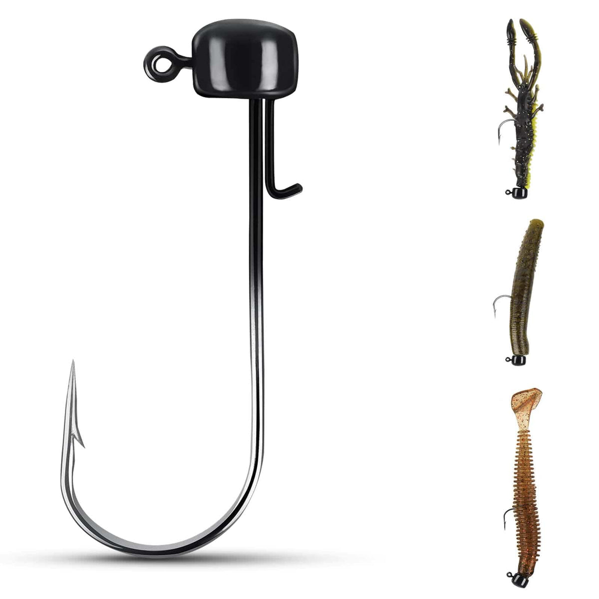 MadBite 24 Pcs Ned Rig Jig Hook Kits