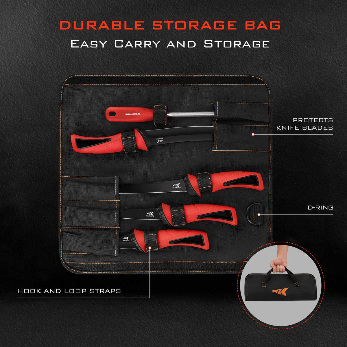 KastKing Intimidator Filet Knife set