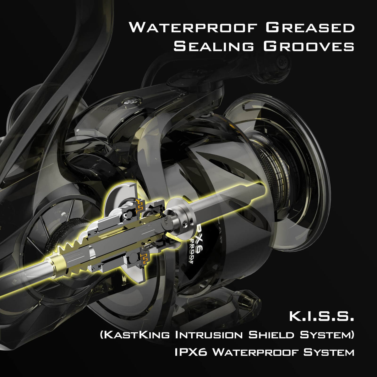 KastKing Kapstan Elite & Kong Saltwater Spinning Reel Combo