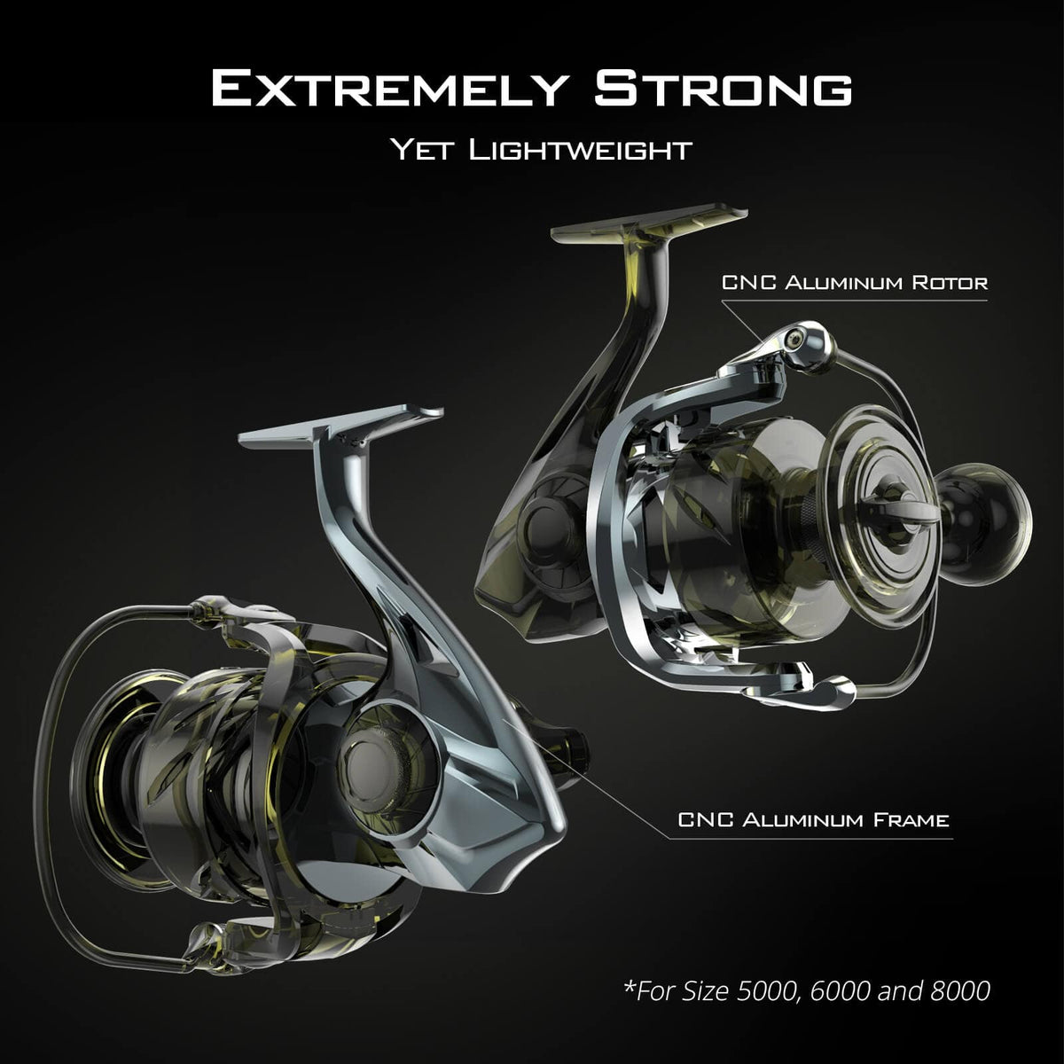 KastKing Kapstan Elite & Kong Saltwater Spinning Reel Combo