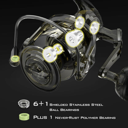 KastKing Kapstan Elite & Kong Saltwater Spinning Reel Combo