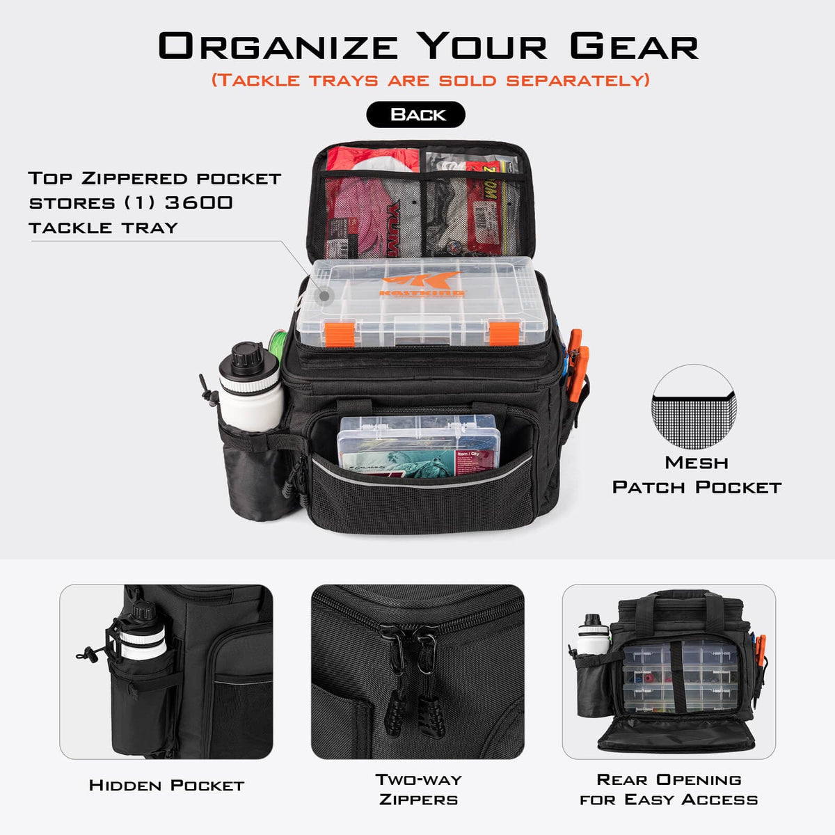 KastKing KarryAll Fishing Tackle Bags  - Medium
