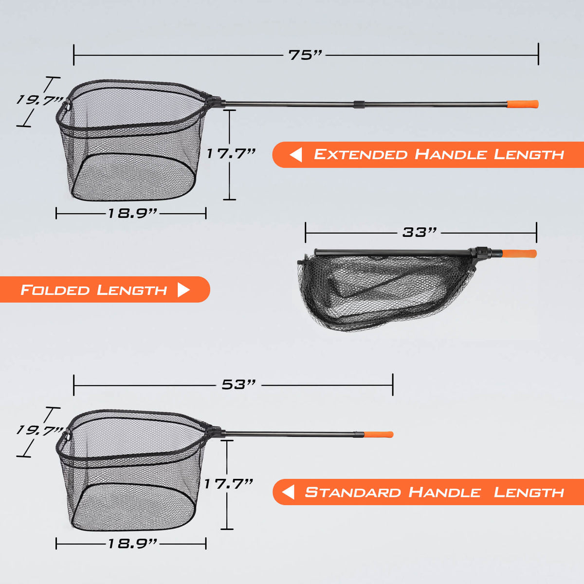 KastKing Brutus Foldable Extendable Fishing Net
