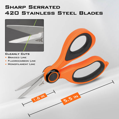 KastKing Patented Radius Line Spooler and Fishing Scissors