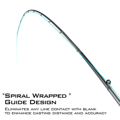 KastKing Cliff Crochet Spirale Series Bass Rods