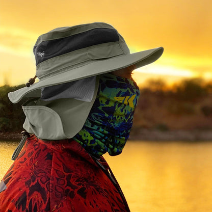 KastKing UPF 50 Boonie Hat Fishing Hat with Removable Neck Shield