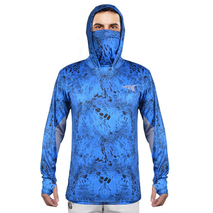KastKing Men's Long Sleeve Fishing Shirt (With Neck Gaiter)