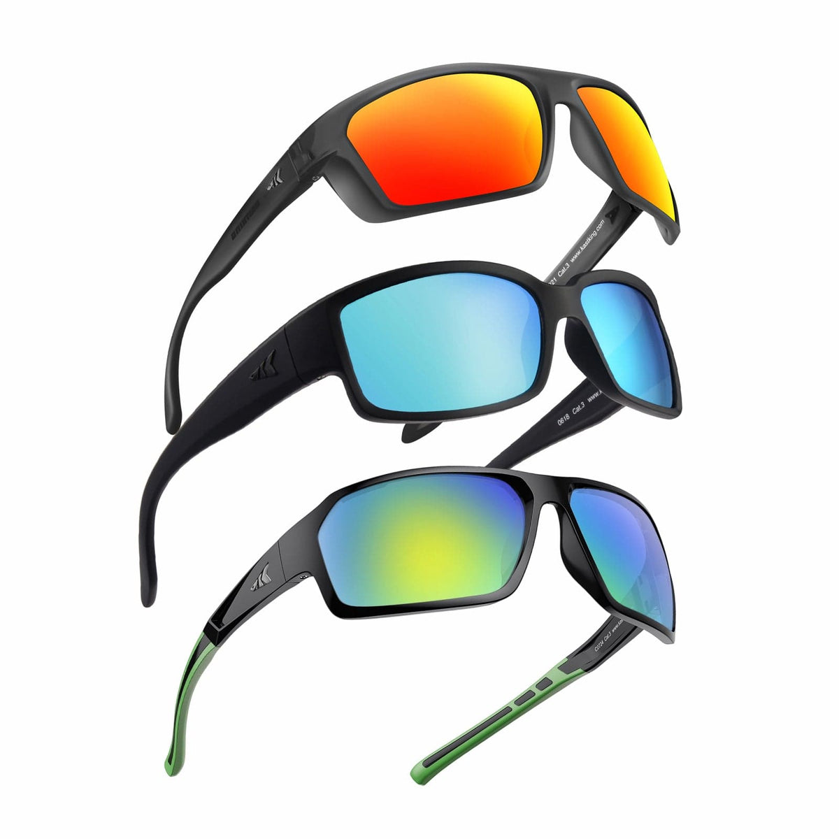KastKing 3-Pack Polarized Fishing Sunglasses