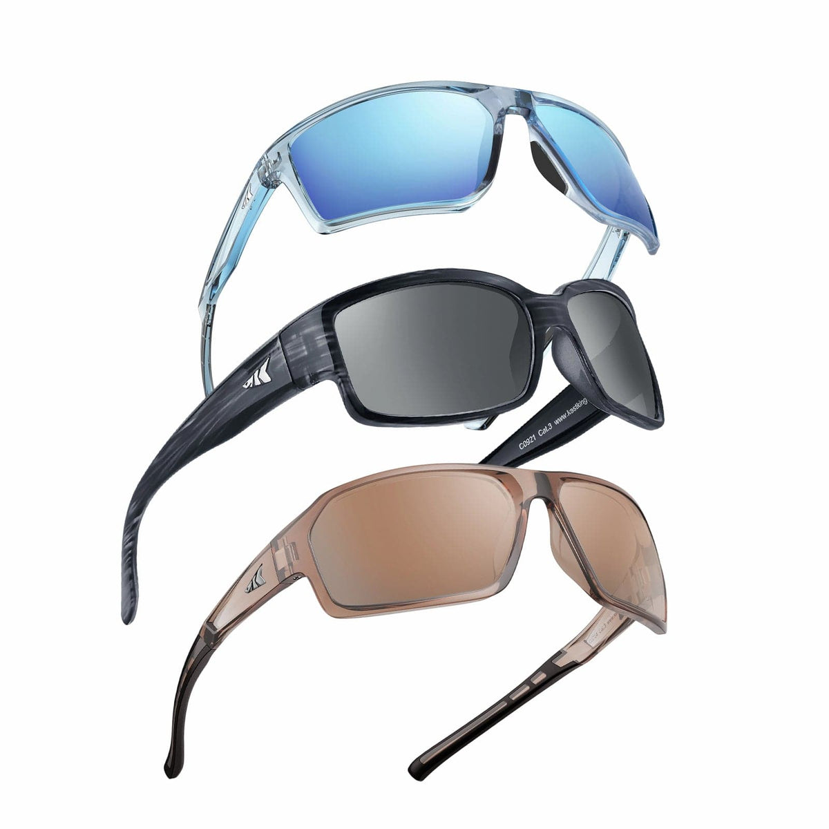 KastKing 3-Pack Polarized Fishing Sunglasses