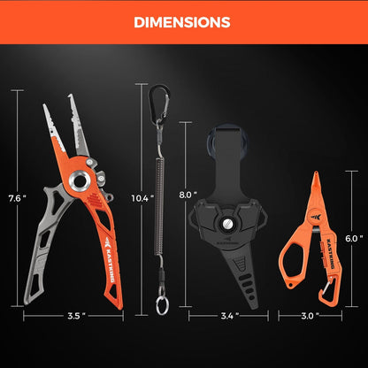 KastKing AlumaStream Aluminum Fishing Pliers or Combo