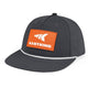 Dark Grey with Orange Patch