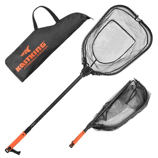 KastKing Brutus Foldable Extendable Fishing Net With Boat Hook