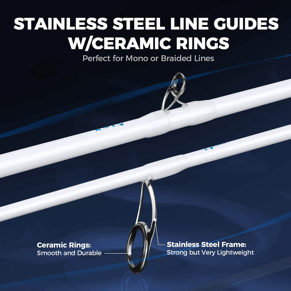 KastKing Centron Lite Twin-Tip Spinning Rods