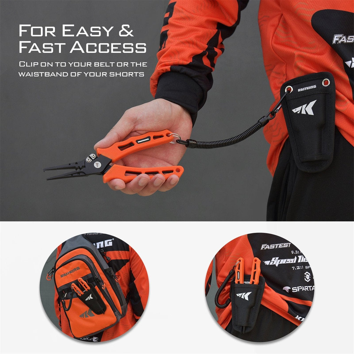 KastKing Cutthroat 7" Stainless Steel Pliers