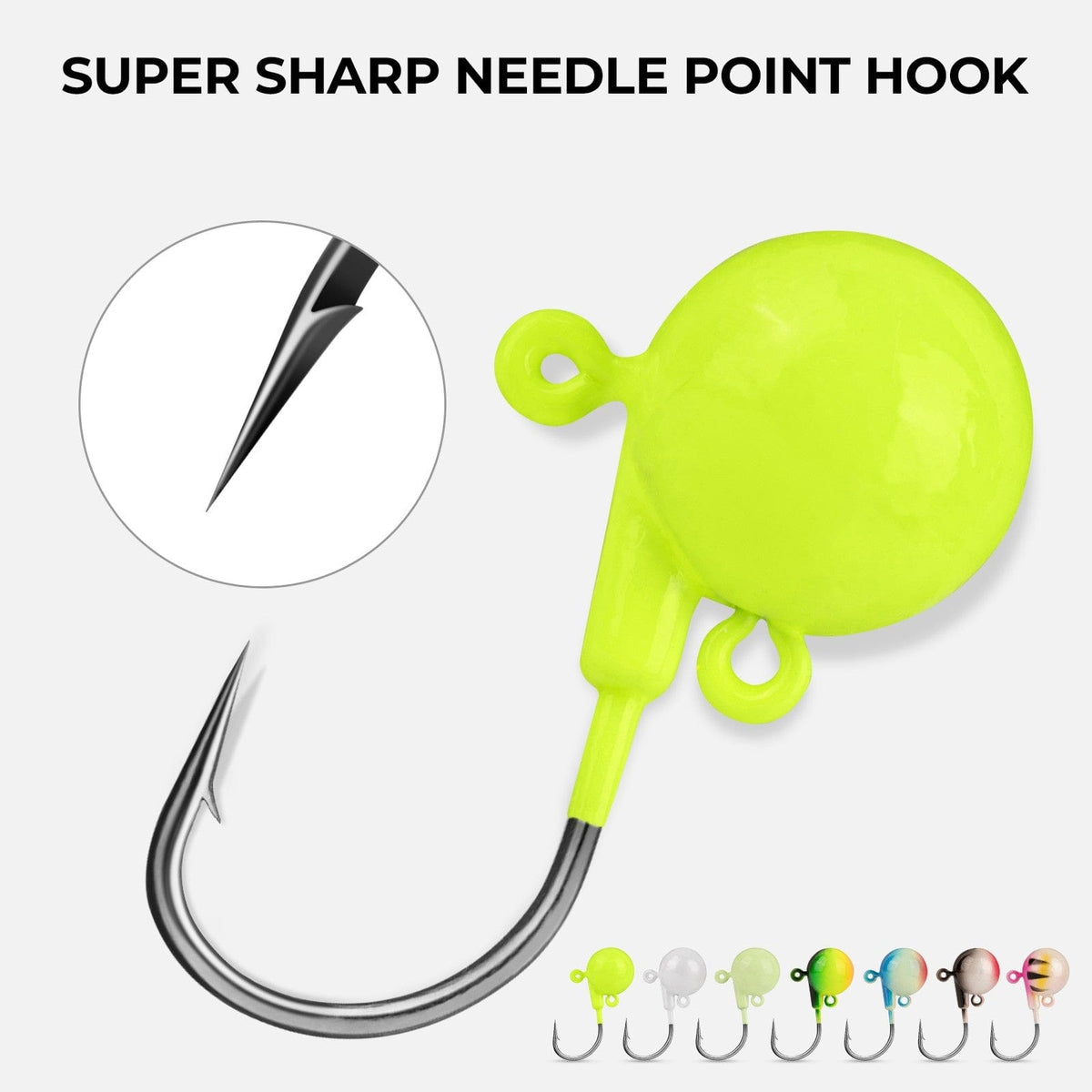 MadBite Dead Drop Jig Heads for Fishing
