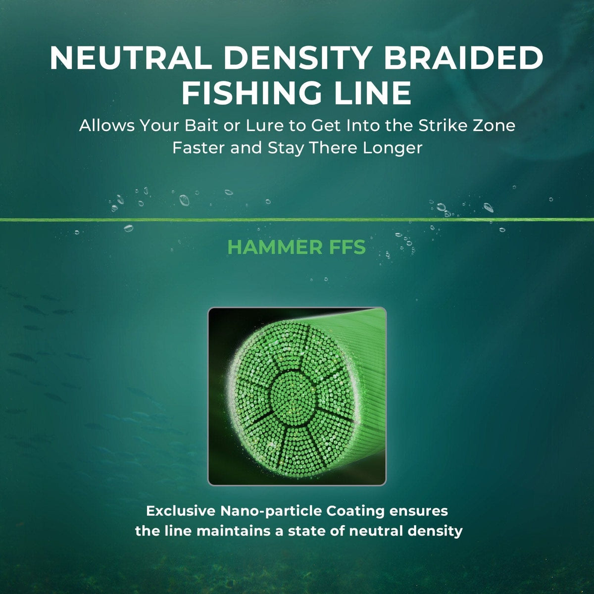 KastKing Hammer FFS Finesse Neutral Density Braided Fishing Line
