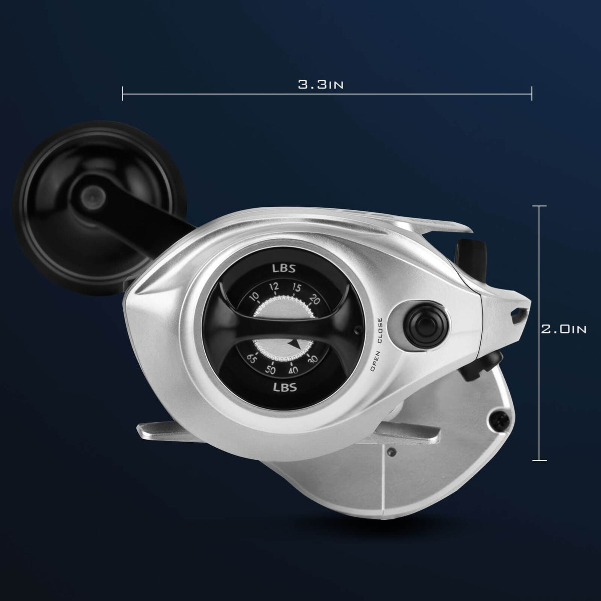 KastKing Kapstan Elite 300 Powerful Handle Baitcasting Reel