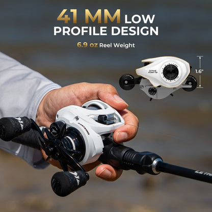 KastKing Lethal Phantom Twin-Tip Baitcaster Rod and Reel Combo