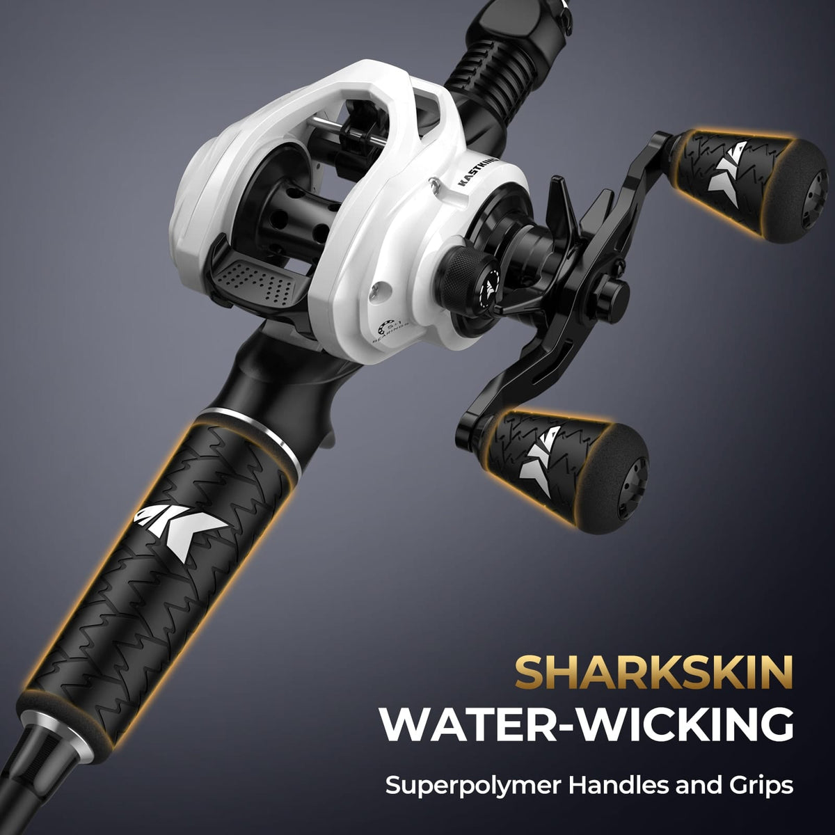 KastKing Lethal Phantom Twin-Tip Baitcaster Rod and Reel Combo