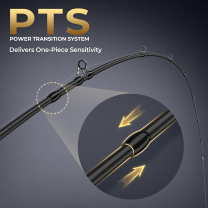 KastKing Lethal Phantom Twin-Tip Baitcaster Rod and Reel Combo