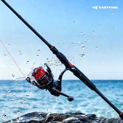 KastKing MaxSteel Twin-Tip Spinning Rod and Reel Combo