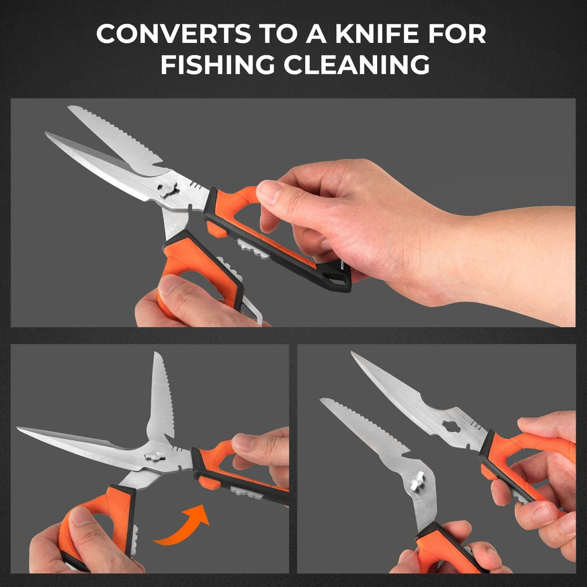 KastKing Paradox Fishing Braid Scissors & Bait Shears Combo
