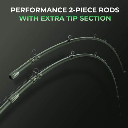 KastKing Spartacus II Twin-Tip Baitcaster Rod and Reel Combo