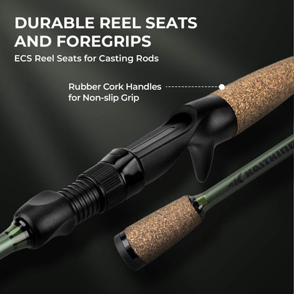 KastKing Spartacus II Twin-Tip Baitcaster Rod and Reel Combo