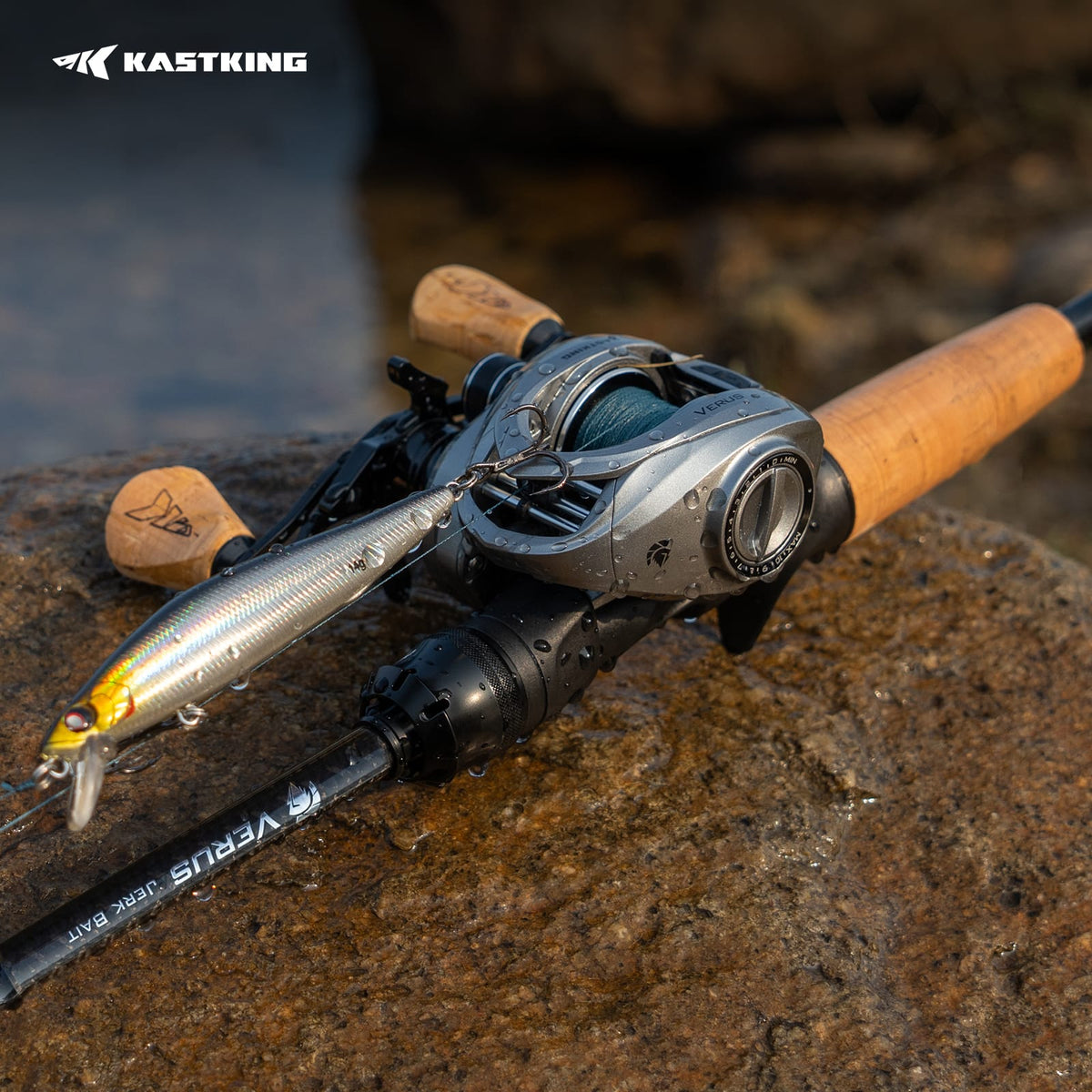 KastKing Verus Twin-Tip Baitcaster Rod and Reel Combo
