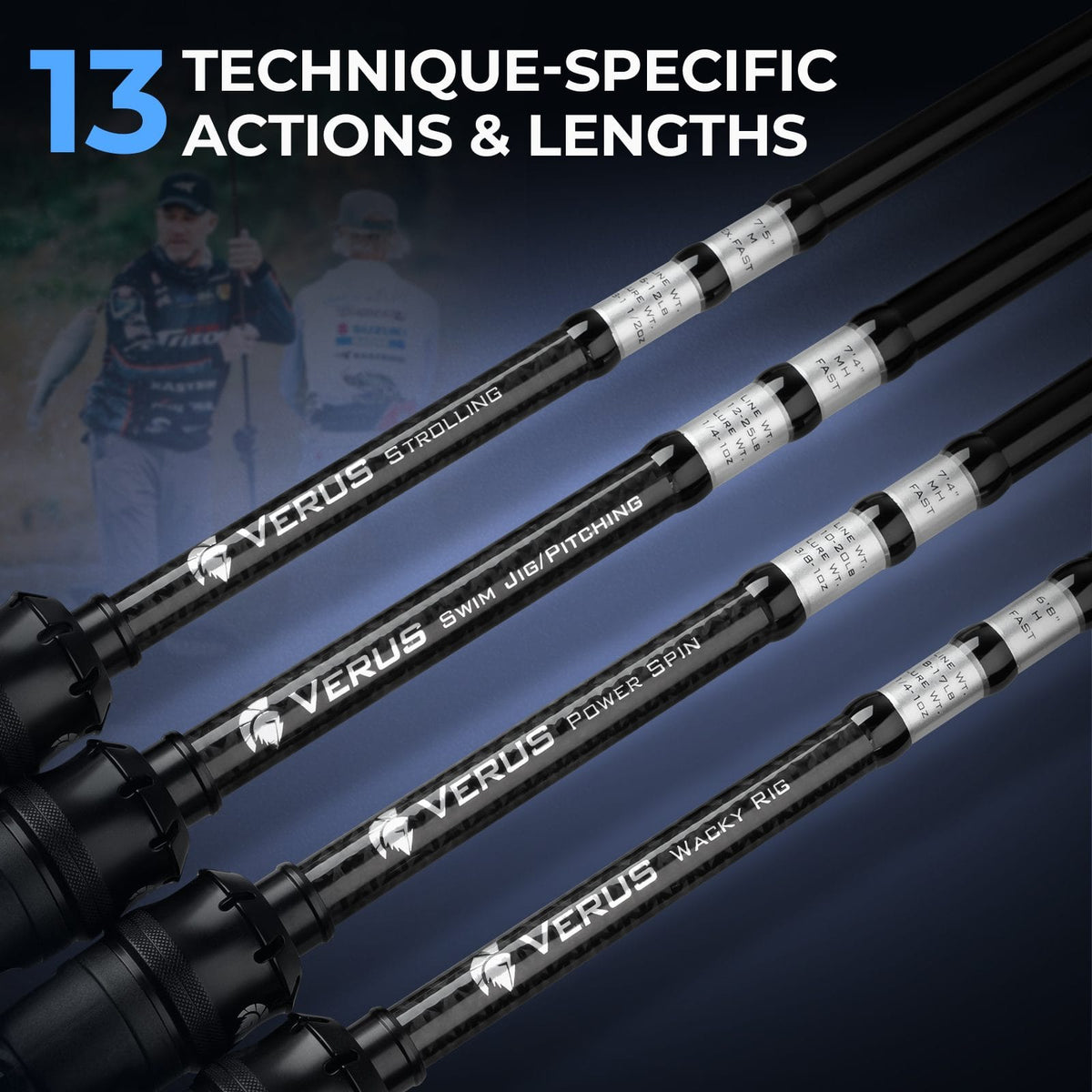 KastKing Verus Twin-Tip Baitcaster Rod and Reel Combo
