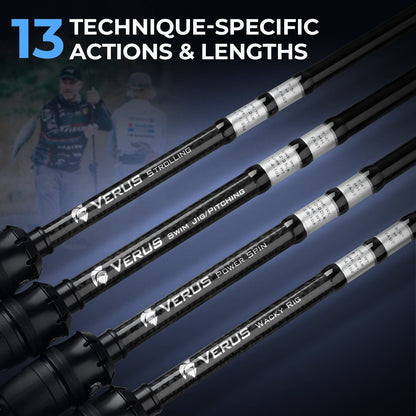 KastKing Verus Twin-Tip Baitcaster Rod and Reel Combo