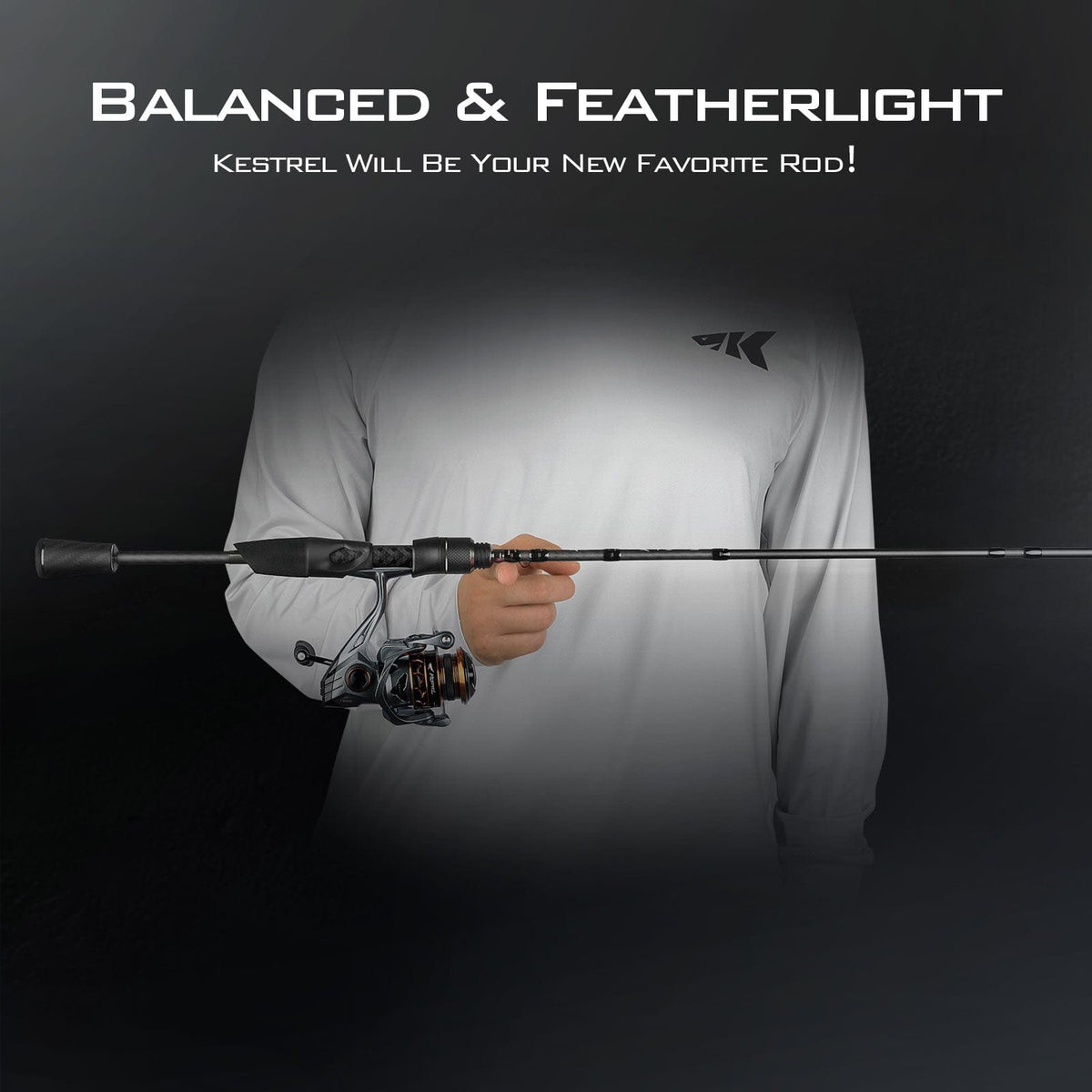 KastKing Kestrel SFS Spinning Fishing Rod and Reel Combo