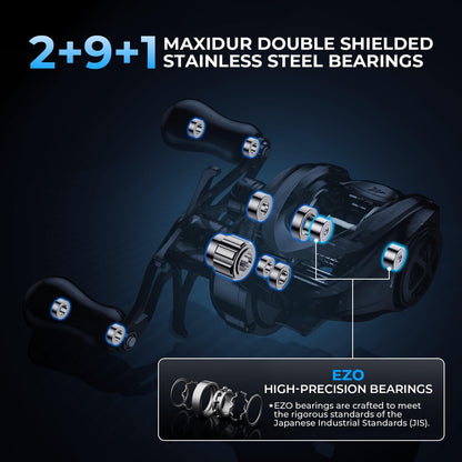 KastKing Mg-Ti Elite Magnesium Baitcasting Reel