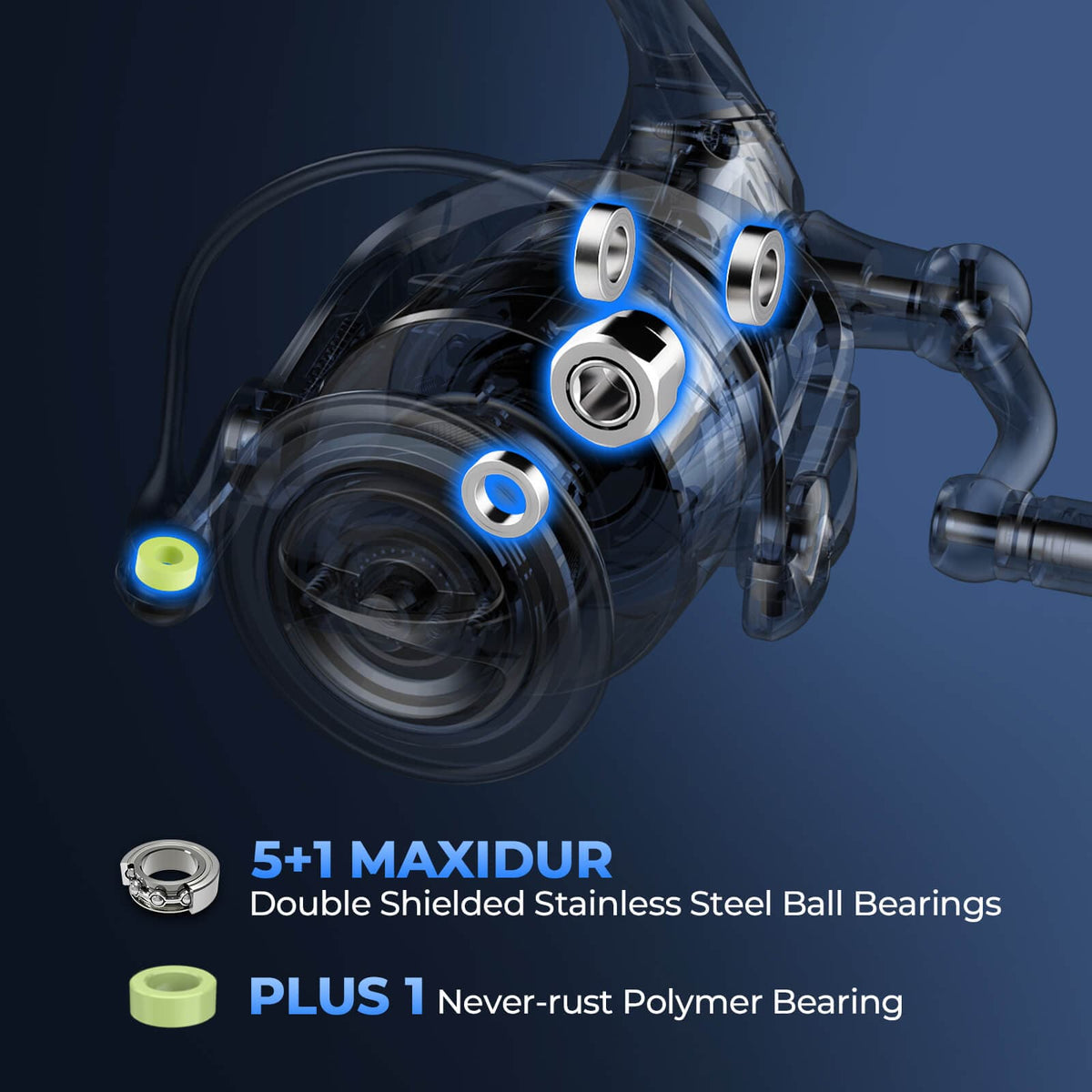 KastKing Big Game Spinning Fishing Rod and Reel Combo