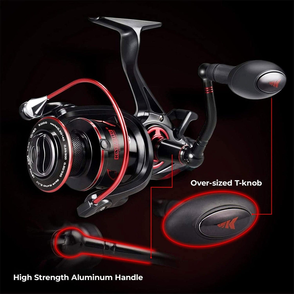 KastKing Sharky Baitfeeder III Spinning Reel