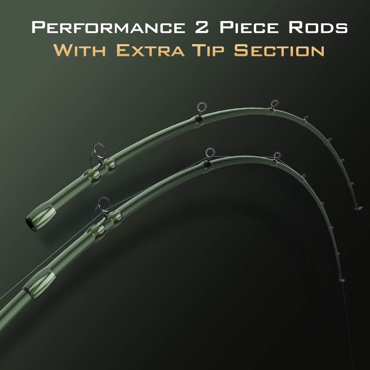 KastKing Spartacus II Twin-Tip Spinning Rods