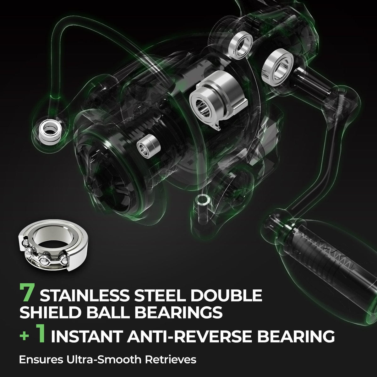 KastKing Spartacus II Spinning Fishing Reel