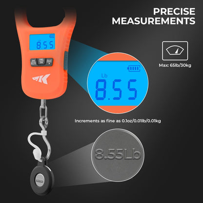 KastKing ToughTide USB Charging Fishing Scale & Lip Grip Combo