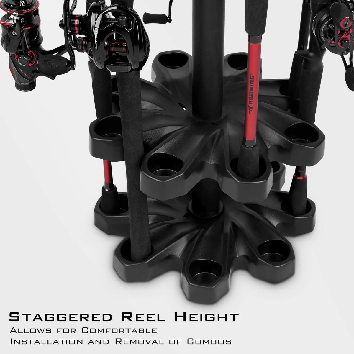 KastKing V16 Revolution Floor Rod Rack - Upgrade Version