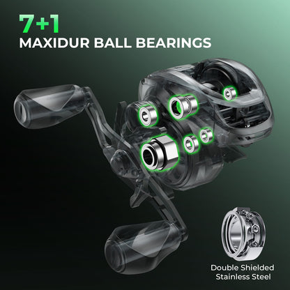 KastKing Zephyr Dual-tip Baitcaster Rod and Reel Combo