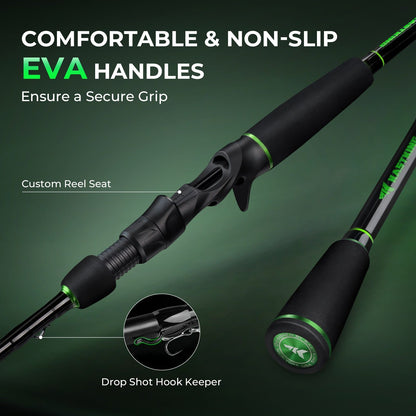 KastKing Zephyr Dual-tip Baitcaster Rod and Reel Combo