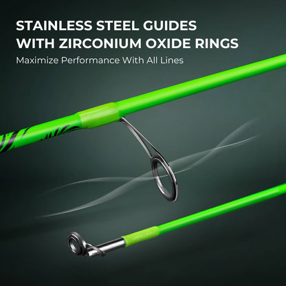 KastKing Zephyr Dual-tip Spinning Fishing Rod and Reel Combo