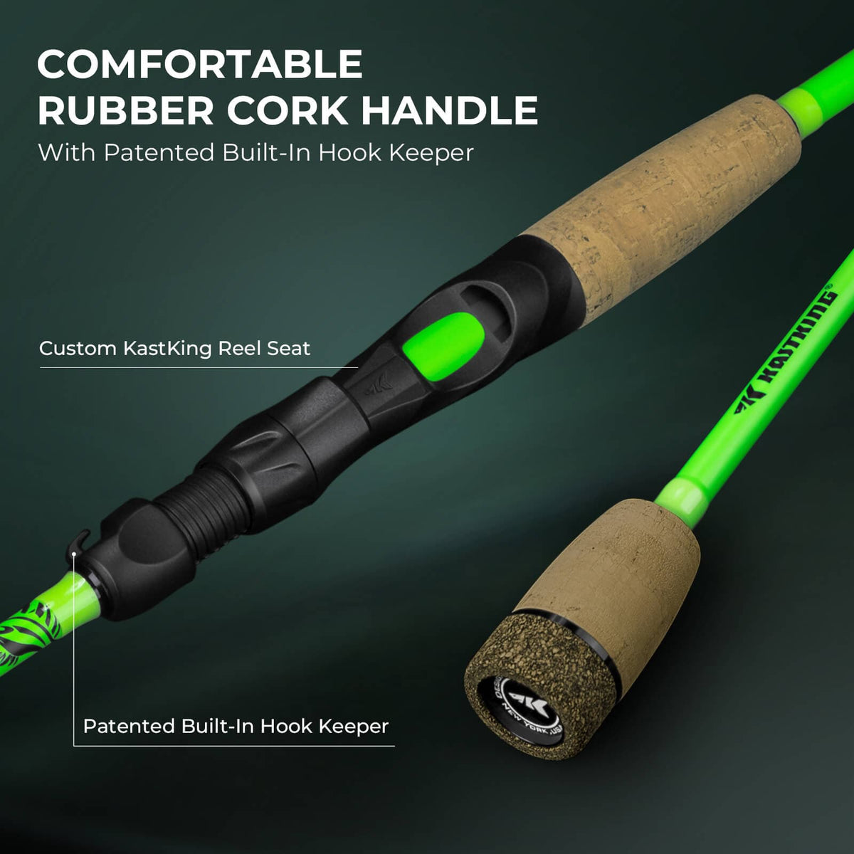 KastKing Zephyr Dual-tip Baitcaster Rod and Reel Combo