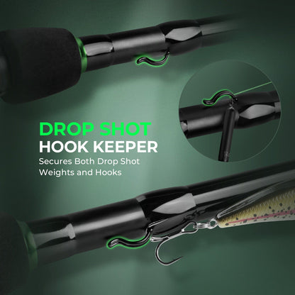 KastKing Zephyr Dual-Tip Spinning Rod